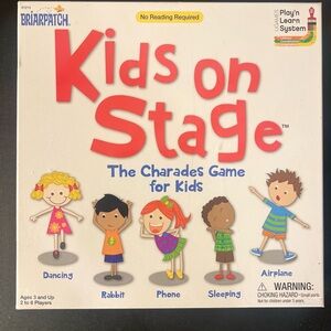 Kids On Stage Charades Game Ugames Play'n Learn System New Sealed